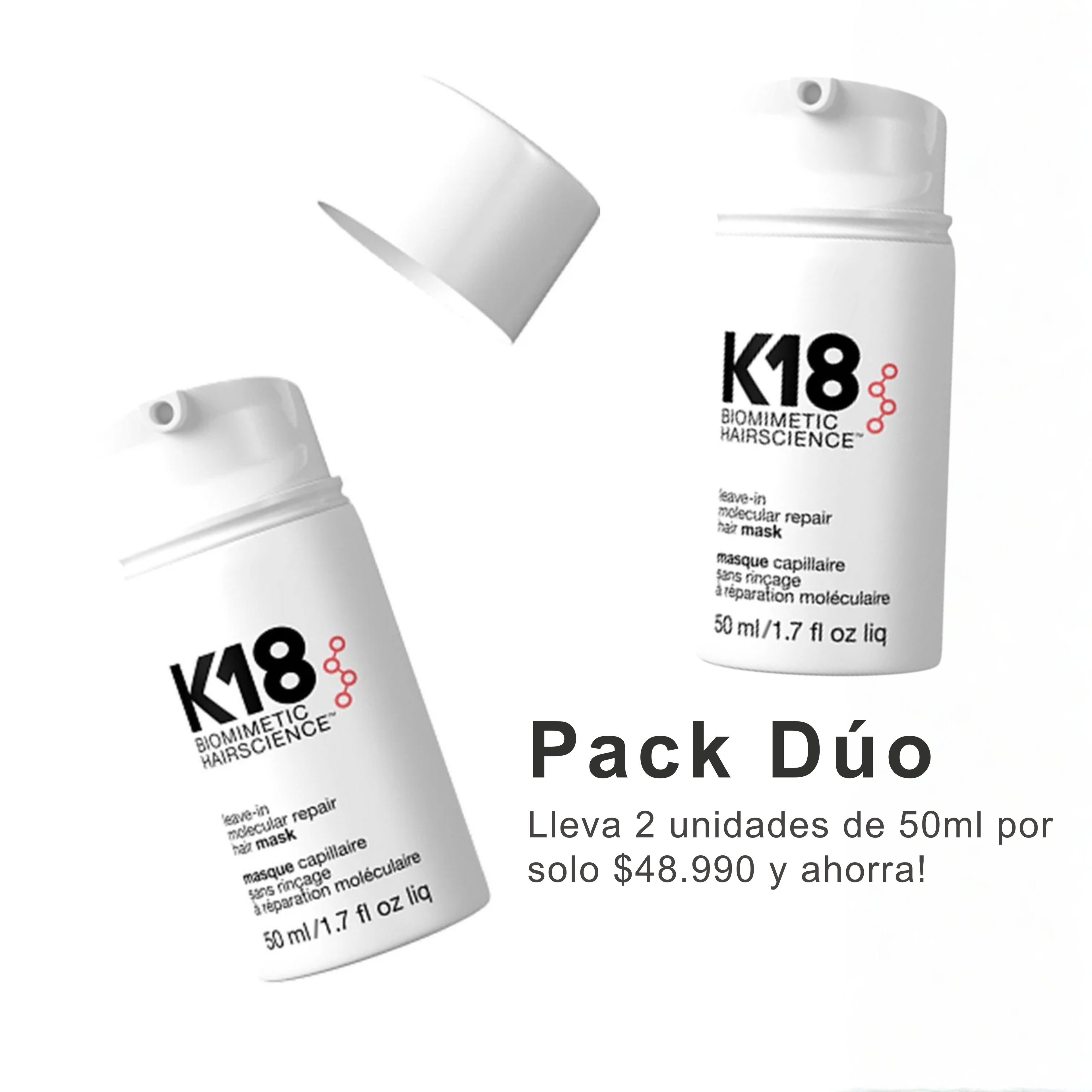 K18® Máscara Reparación Molecular 50ml